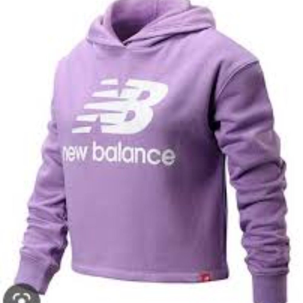 New Balance Hoodie Sweatshirt, Heliotrope. Size M (10/12)
